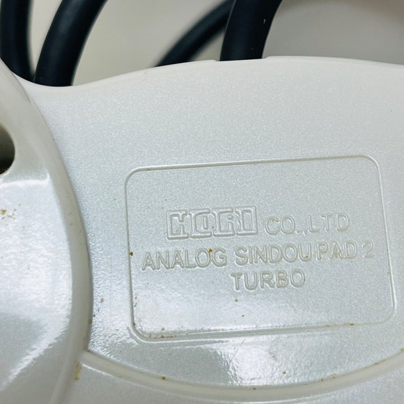 PlayStation 2 PS2 Hori Analog Sindou Pad 2 Black Tested Working Rare Pearl White - Picture 5 of 7